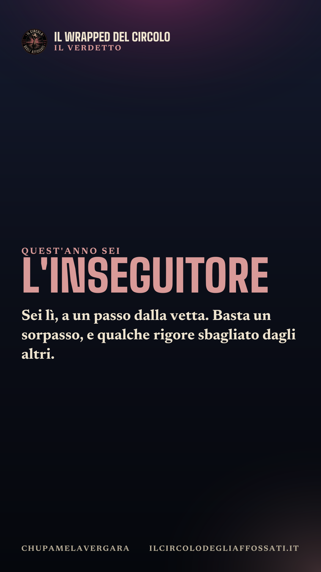 Il Wrapped di ChupaMelaVergara: scheda 8
